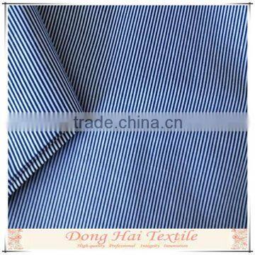 Men's shirt fabric printing with striped pattern