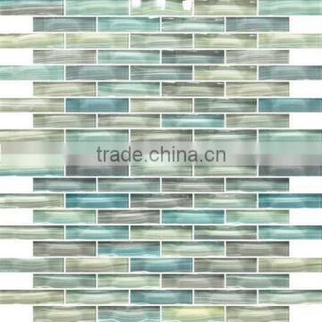 cheap crystal arch glass mosaic tile for home interior decoration /wallpapers( PMGRL050)