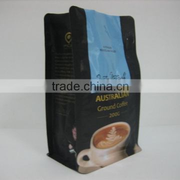 flat bottom side gusset laminated coffee bag