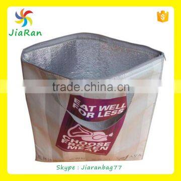 direct factory custom high quality outdoor 600D polyester PEVA insulating 9 cans cooler bag