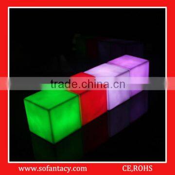 6.1cm Size led fashing cube light lamp