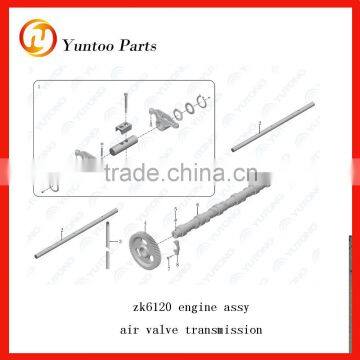 yutong bus zk6120 engine spare parts engine valve set