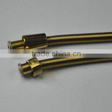 High Quality Stainless Steel Spring Shower Pipe Metal Flexible Hose With Bathroom photo-2