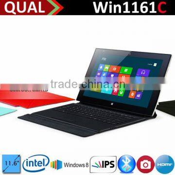 11.6 inch windows 8.1 pc tablet i5 Intel Ivy Bridge Celeron 1037U Qual Core 1.8GHz 2G/32G 2.0MP/2.0MP B