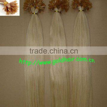 Pre-bonded Human Hair Extensions / Pre-glued / Pre-tipped Hair Extensions