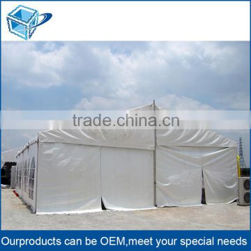 China wholesale cheap outdoor relief tent waterproof aluminum frame refugee tent