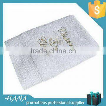 Top grade new products thin white cotton bath towels