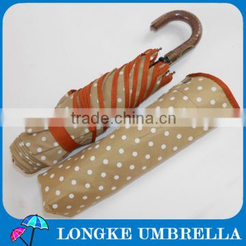 [FM3203]Cute 3 folding umbrela pocket size folding gift umbrella