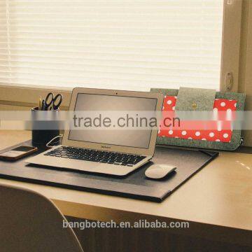 Wool Felt Material With Canvas Carrying Sleeve for Macbook 11/12 Inch Laptop Cover photo-2