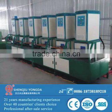 Cold draw steel round bar induction tempering and annealing machine