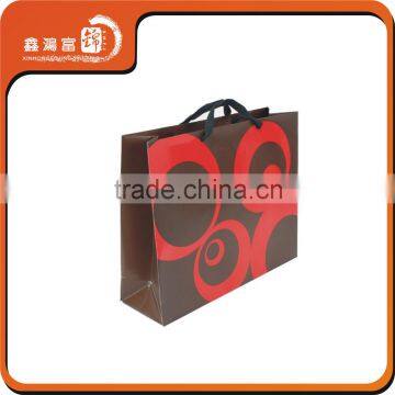 Good quality custom black paper bag shopping