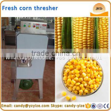 sweet corn sheller / fresh maize thresher machine / fresh maize threshing machine