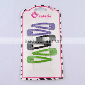 Christmas Gift Fashion Metal Glitter Hair Clips Channel photo-5