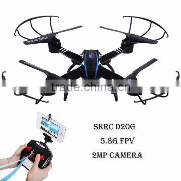 SKRC D20G RC Drone With FPV 2MP Camera 2.4GHz 4 CH 6 Axis Gyro 3D Rollover RTF Version RC Quadcopter