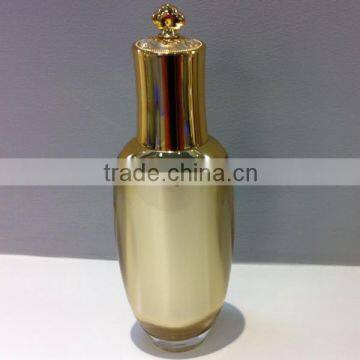 2014 Hot Sell Crown Shape Cosmetic Lotion Bottle Acrylic Lotion Bottle With Pump photo-2