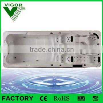 Factory hydro massage swimming pool spa,big swimming pool,endless outdoor spa pool