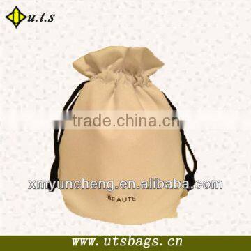 fashon style material drawstring velvet cosmetic bags