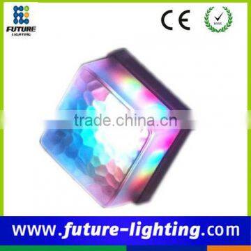 2016 promotion IP67 100*100 DC24V led RGB color changing glass brick with led