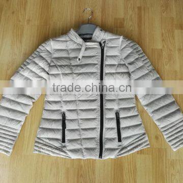 2017 New design women dirty wash down coat