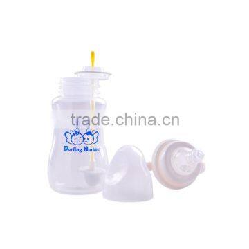 PP Big Capacity Milk Powder Nipple Bottle Feeding Bottle With Straw for Baby photo-4