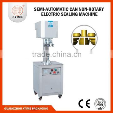 Semi-automatic sheet metal seaming machine, dog food sheet metal seaming machine