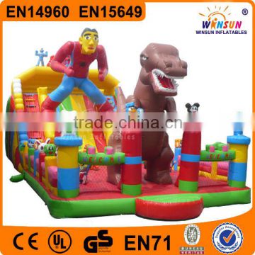 Commercial inflatable small inflatable slide bouncer