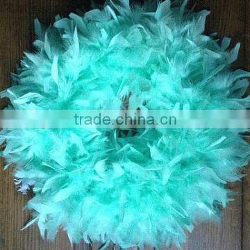 Feather Wreath - Christmas Wreath - Mint Wreath