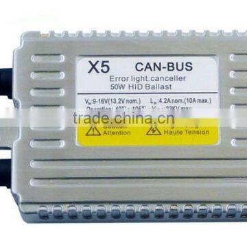 12V 55W X5 hid slim canbus ballast, xenon hid conversion kit, super slim ballast