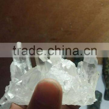 Hot Wholesale Cute Nature White Crystal Quartz Cluster for Healing