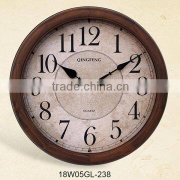 Retro decorative wooden wall clock For home goods wall clocks