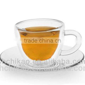 borosilicate glass tea cup