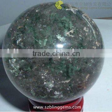 Wholesale natural semi precious stone Garden crystal spheres