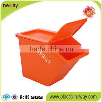 Household Plastic Storage Box With Lid photo-5