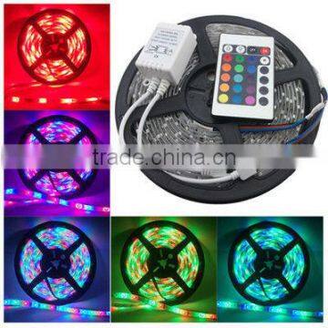 5M 3528 RGB Waterproof Flexible Strip 300 LED Light + IR remote controller USA