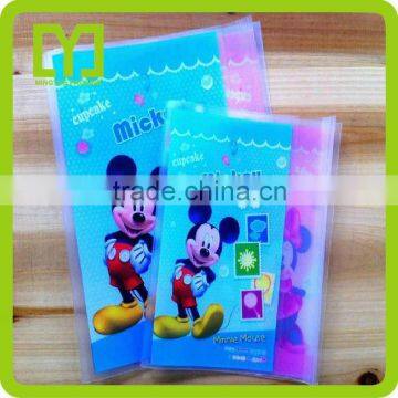 2015alibaba China Plastic High Quality cartoon Wholesale Cheapest PVC wholesale book cover