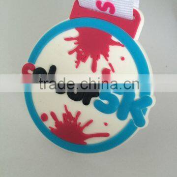 Custom Running Races Soft PVC Rubber Award Medal