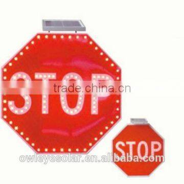 cycle solar traffic signs/aluminum traffic sign board cycle/solar powered portable variable me