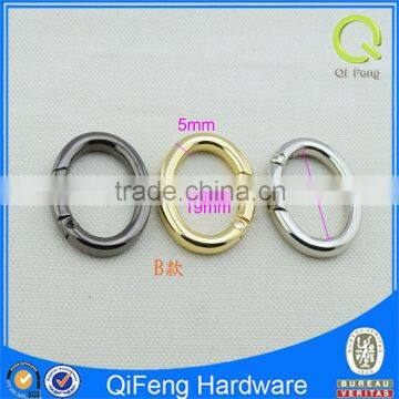 Wholesale Handbag Accessories Oval Shape Gate Spring Ring Clasp photo-2