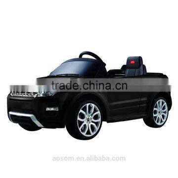 Aosom 12V Land Rover Evoque Kids Electric Ride On Car with MP3 and Remote Control - Black