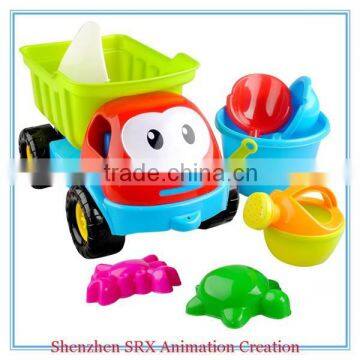 toddler plastic summer toys trolley and beach toys tools set,plastic trolley and beach tool toys,wholesale plastic beach toys