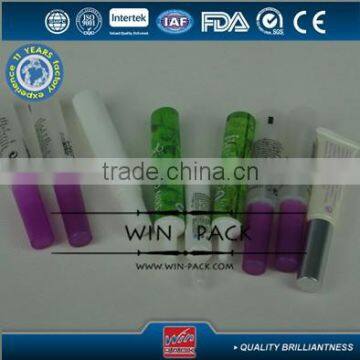 lip gloss tubes brush, lipgloss brush tubes with purple shiny caps,.empty lip gloss tubes