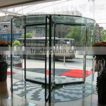 automatic crystal revolving door