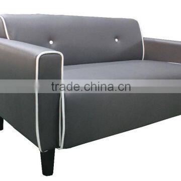 New Gray PU sofa, simple design living room sofa