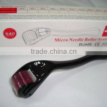 Hottest 360 degree rotate 540 needles therapy dermaroller factory direct wholesale