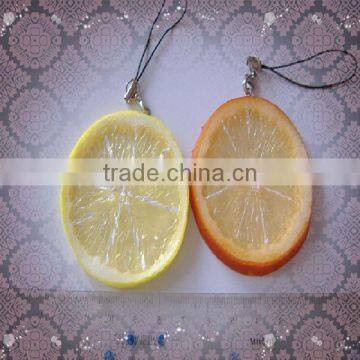 Fake Orange Slice Keychain/Handbag Pendant