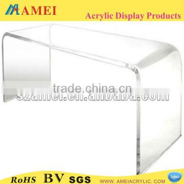 U shaped clear acrylic drink tables supplier