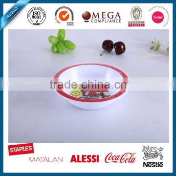 Food Grade Fancy Melamine Children Dinner Set Bowl Spoon Set
