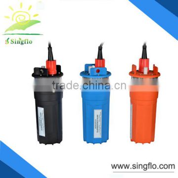 Singflo 360LPH 4'' 6LPM lift 70m deep well water pump price/submersible deep well pump