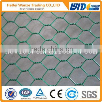 rockfall netting/hexagonal wire mesh PVC coated Hexagonal Chicken Wire Mesh