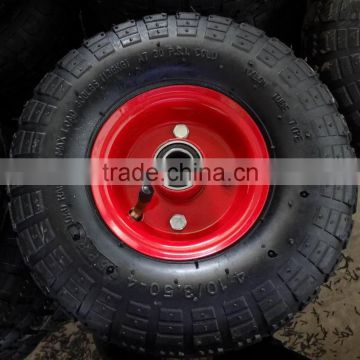 high quality competitive price pneumatic 10 inch 3.50-4 wheels wheel